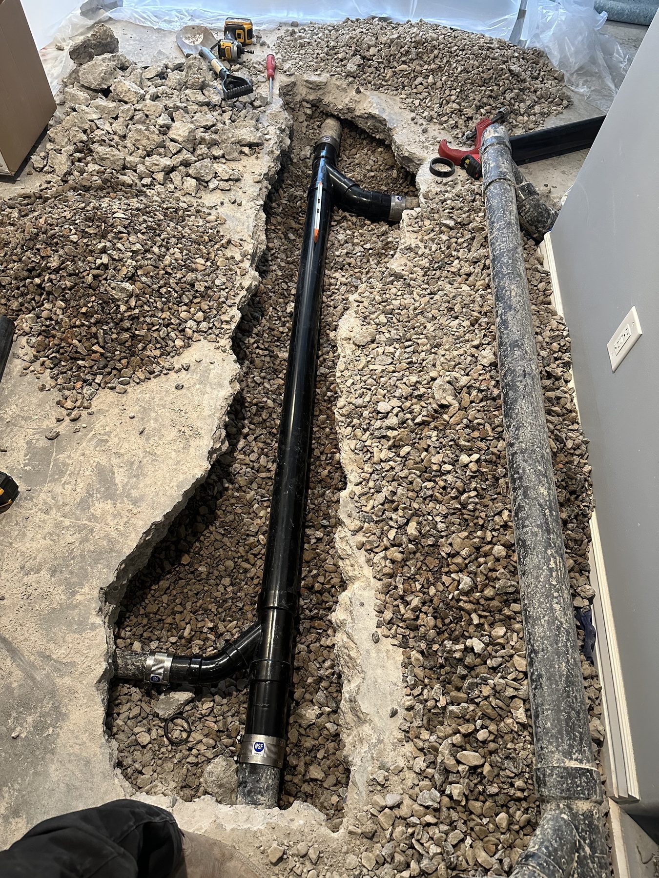 Abbott Plumbing specialized van and equipment